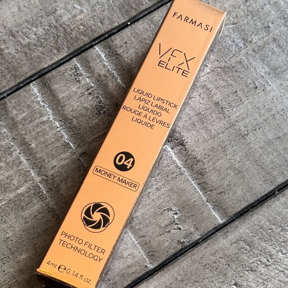 FARMASI VFX Elite Matte Liquid Lipstick #04 Money Maker Long Lasting NIB - Picture 2 of 6